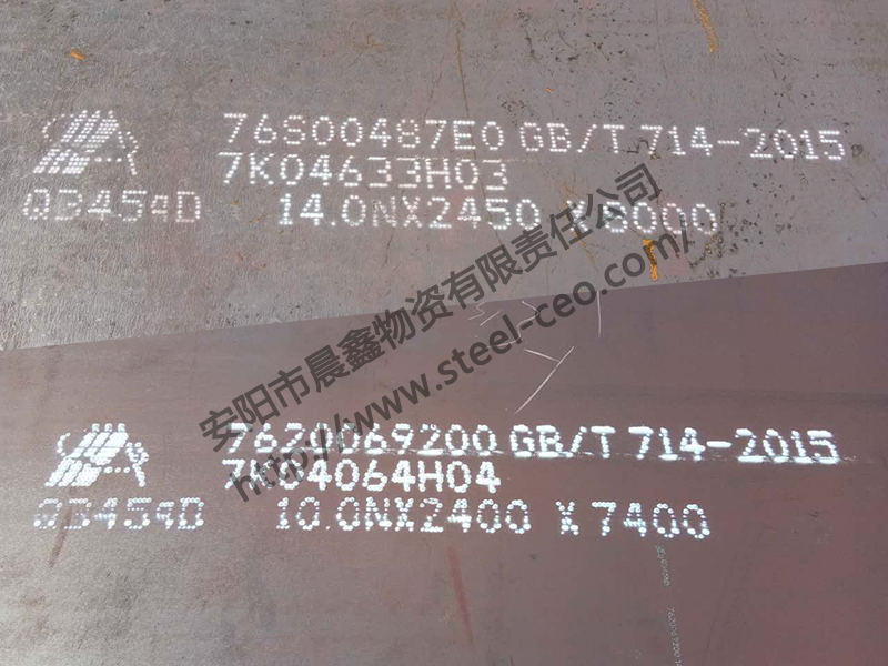 四月新品种Q460D-Z15-Z25高强度钢板预售